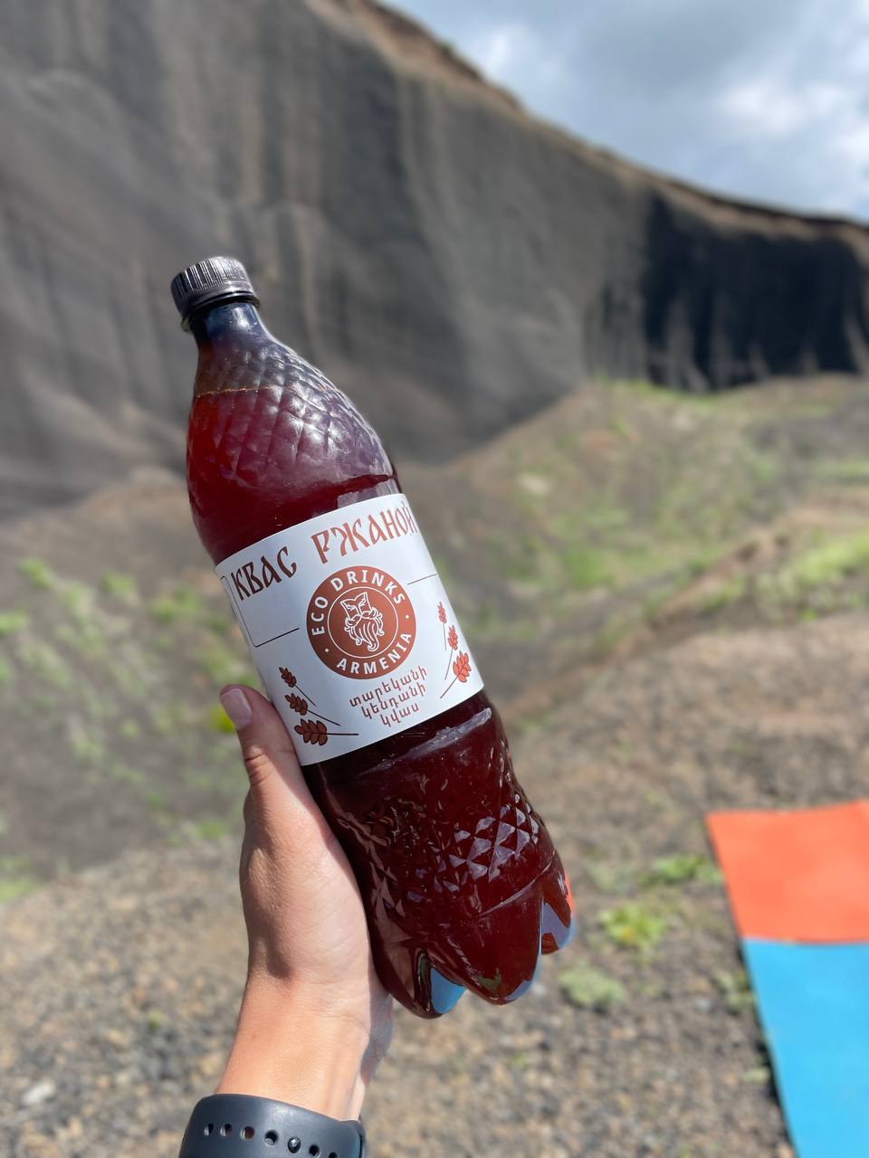 Бутылка ржаного кваса Eco Drinks Armenia